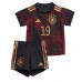 Tyskland Leroy Sane #19 Bortaställ Barn VM 2022 Korta ärmar (+ Korta byxor)
